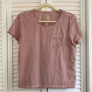 Amazon Pink Yoga Workout Top-Size Large